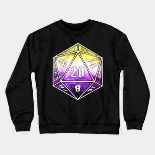 Pride D20 - Nonbinary Crewneck Sweatshirt